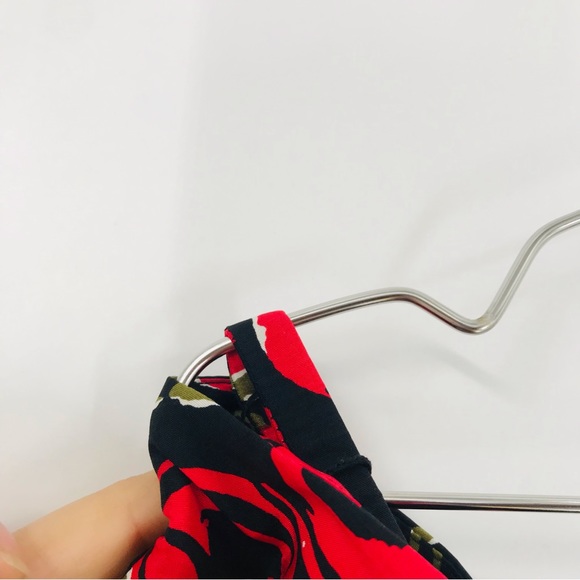 Rickie Freeman Silk Floral Short Dress Size 6 - Picture 3 of 10